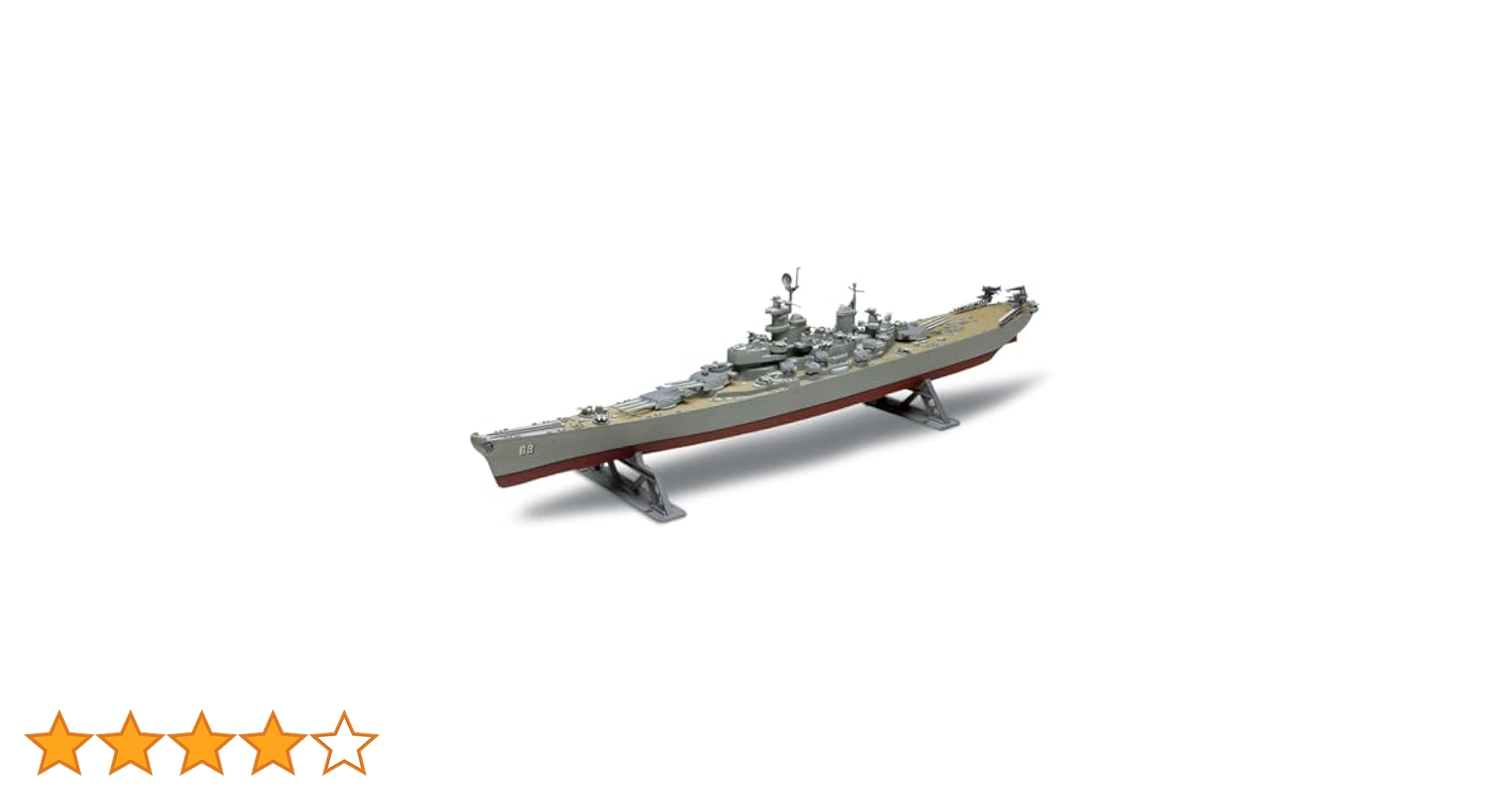 アカデミー製　1/400戦艦ミズーリRC改（送受信機、防水アンプ付属） アカデミー製 1/400戦艦ミズーリRC改（送受信機、防水アンプ付属